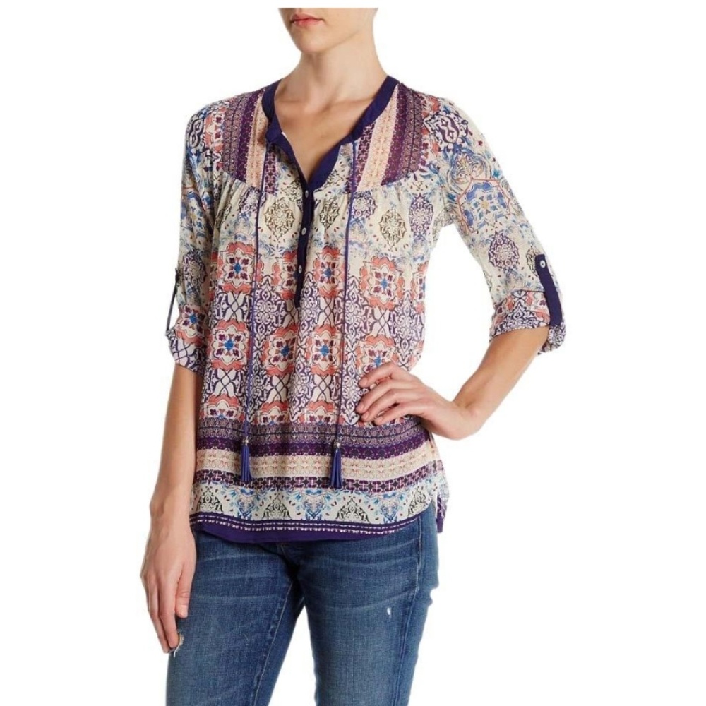 Daniel Rainn Printed Blouse